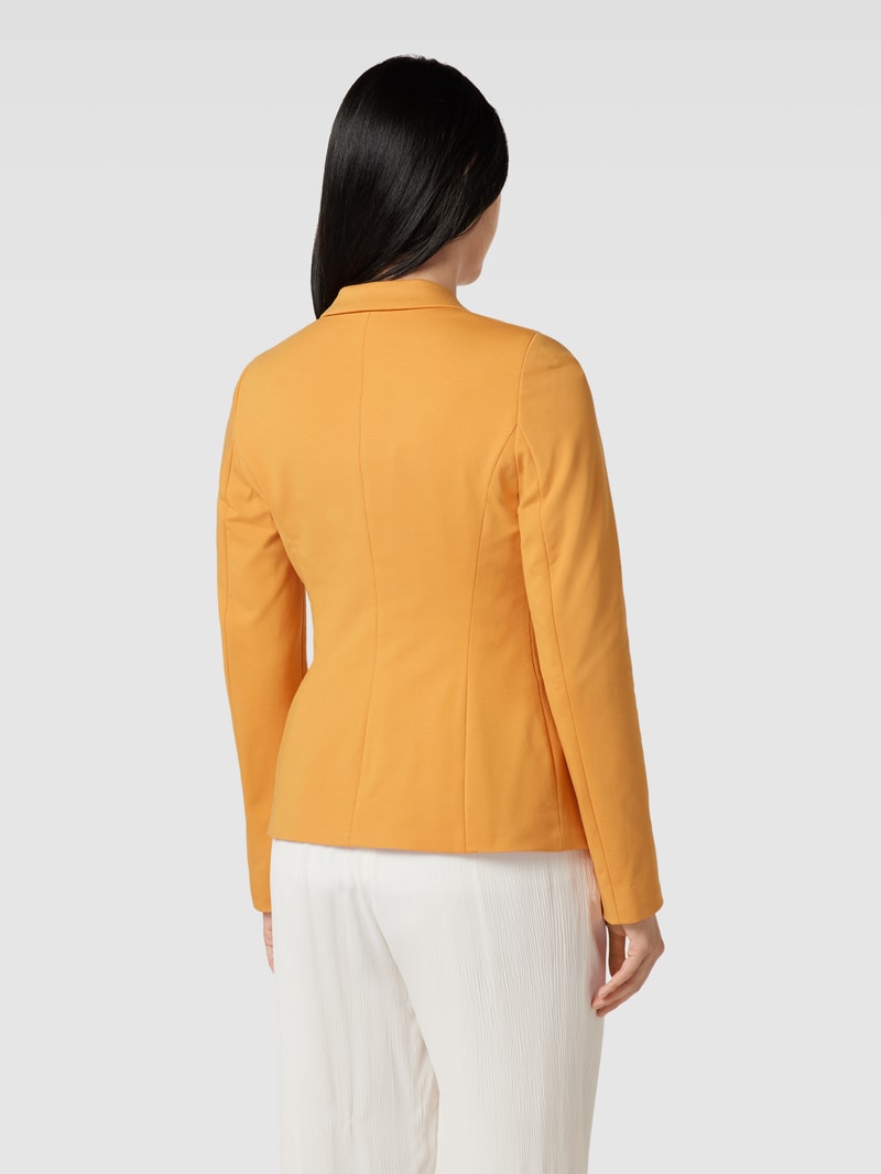 Blazer mit Knopfverschluss in orange