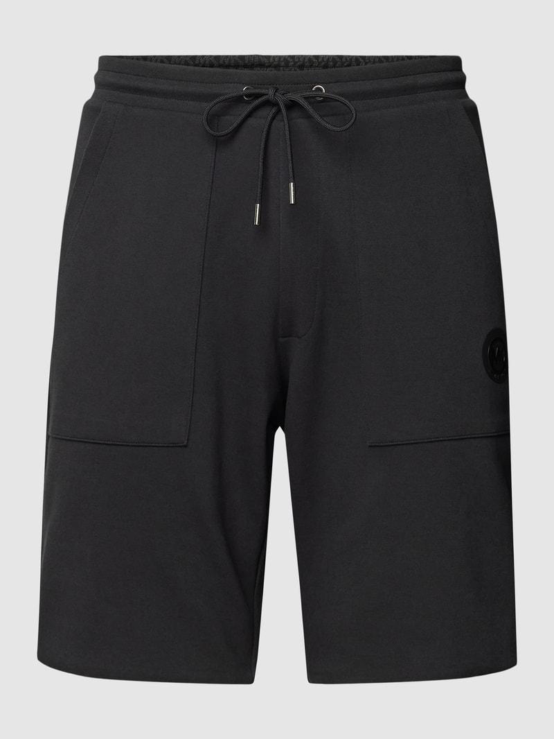 Shorts mit seitlichen Eingrifftaschen Modell 'REVERSIBLE' in schwarz
