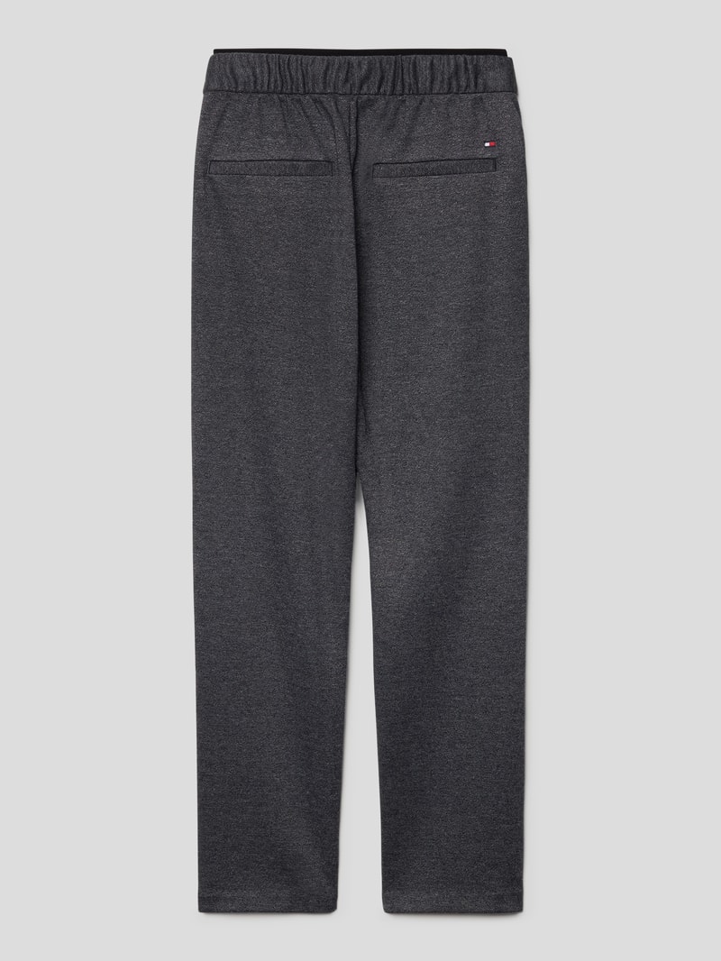 Jogpants mit Label-Detail in mittelgrau meliert
