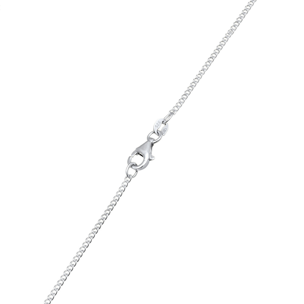 KUZZOI KUZZOI Collier Hommes triangle pendentif Evil Eye en argent sterling 925 Bijoux