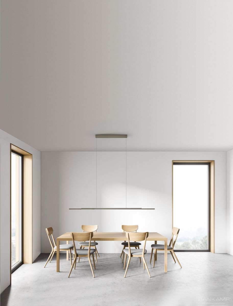 Bankamp LED Pendelleuchte Lightline II up down Nickel