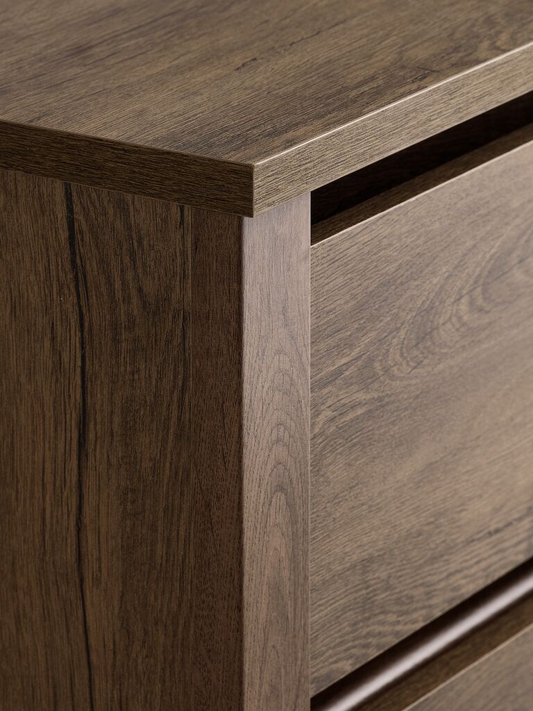 Commode VEDDE VEDDE 3 portes 3 tiroirs couleur chêne sauvage