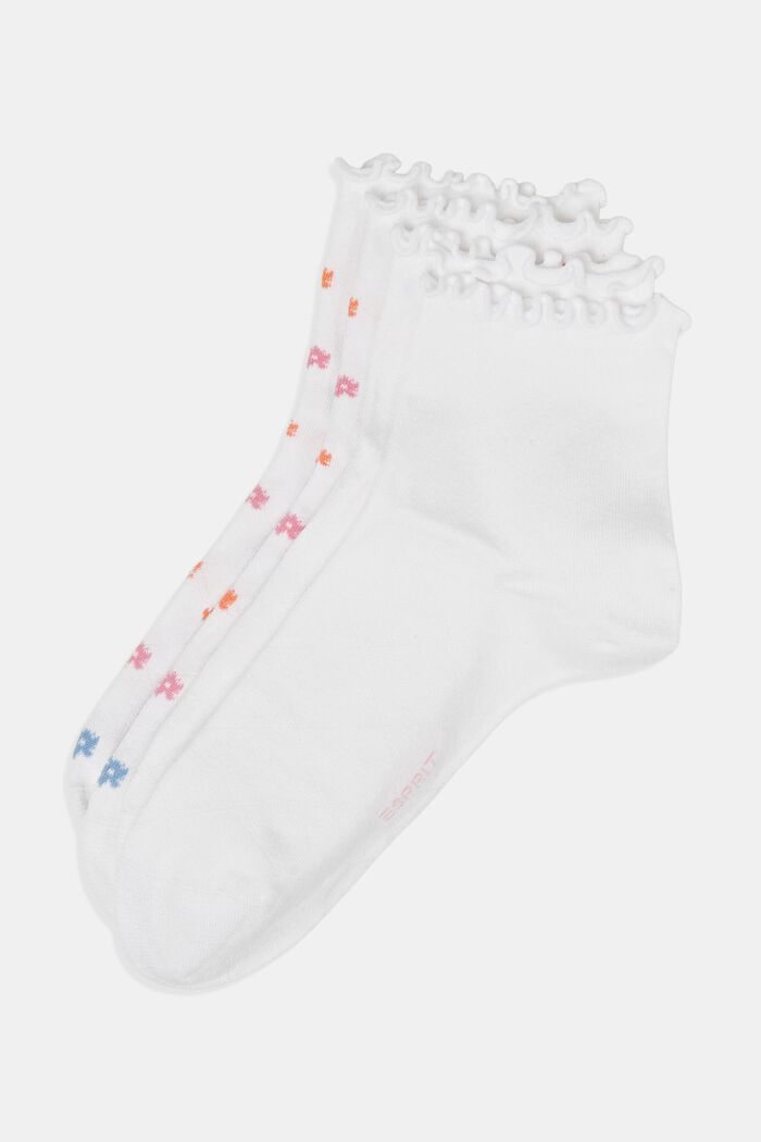 2er-Pack Socken mit Wellensaum