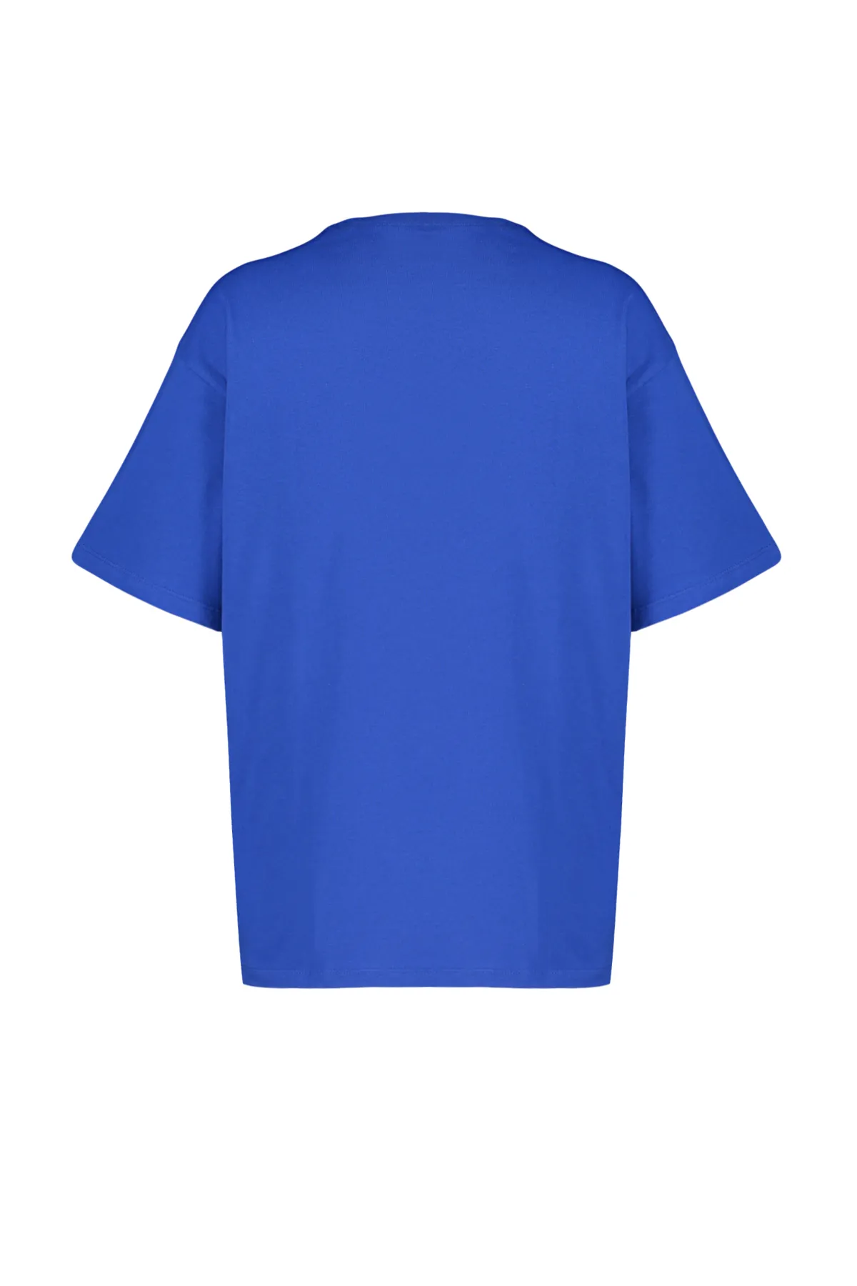 Trendyol Collection  Saks 100 % Baumwolle Premium Oversize/Wide Fit Rundhals-Strick-T-Shirt TWOSS23TS00040