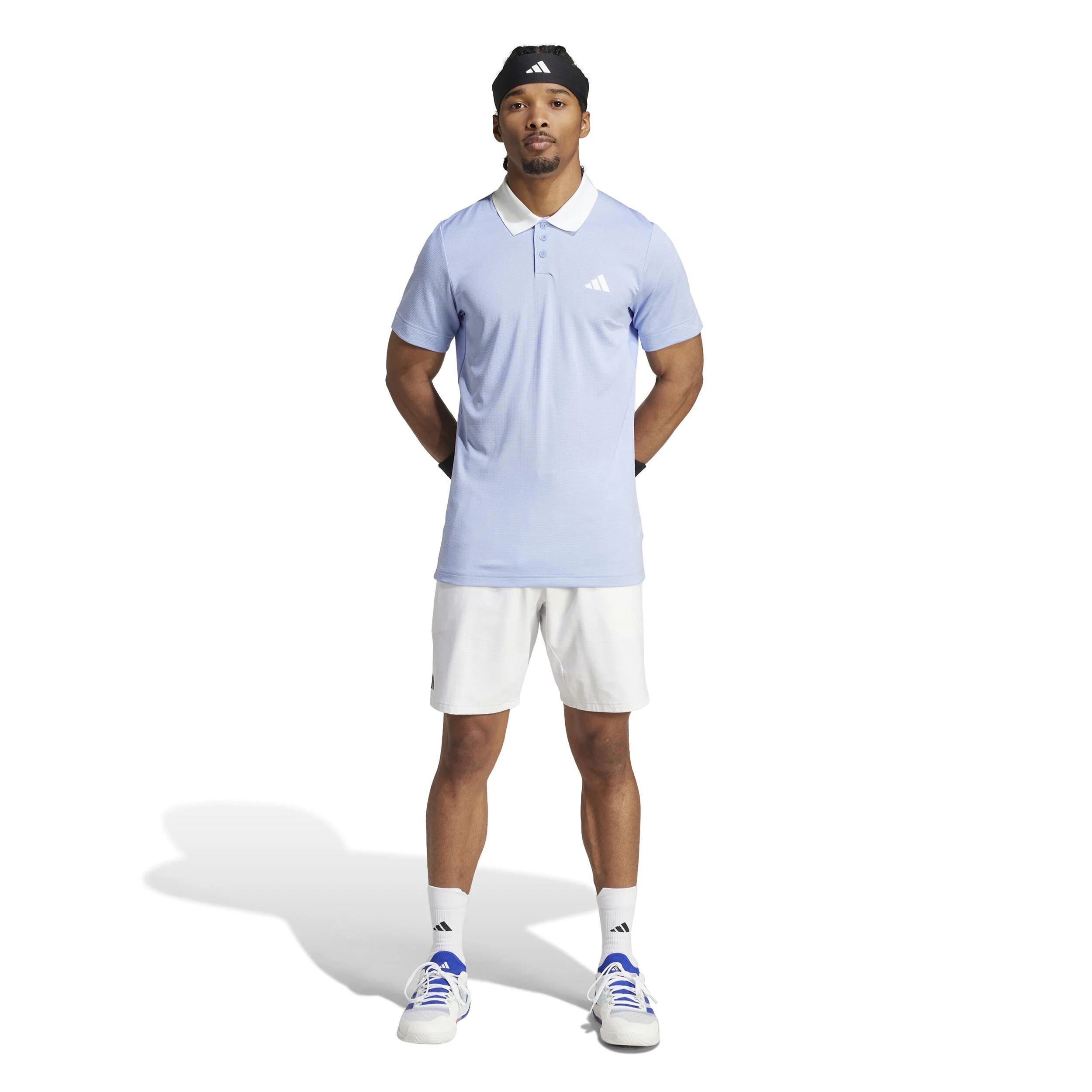 Freelift Polo Herren - Hellblau, Weiß