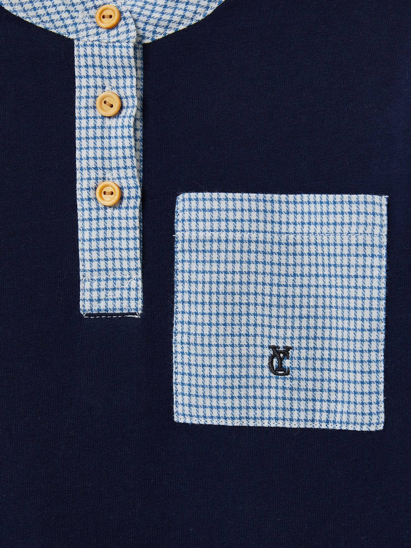 Pyjama garçon à carreaux CYRILLUS carreaux bleu