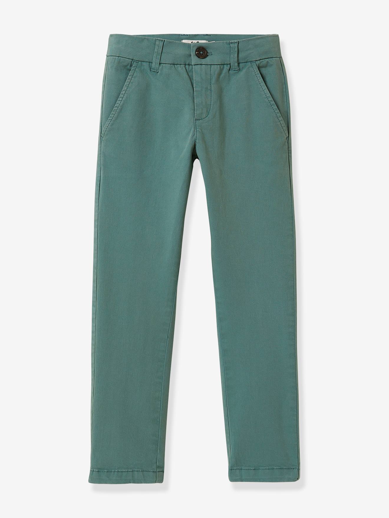 Pantalon chino garçon CYRILLUS bleu