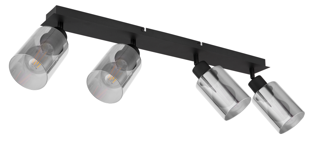 Strahler Hadera Metall schwarz
