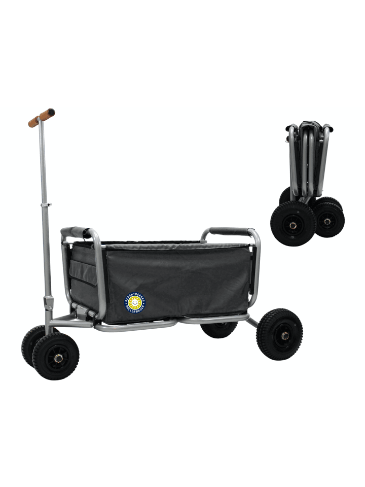 Beachtrekker Beachtrekker LiFe faltbarer Bollerwagen   Bremse, klappbarer Handwagen (Schwarz) günstig kaufen onesize