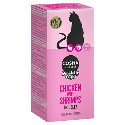 Cosma Mini Jelly Cups 6 x 25 g