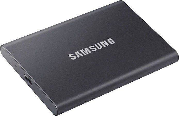 Samsung Portable SSD T7 externe SSD (1 TB) 1050 MB/S Lesegeschwindigkeit, 1000 MB/S Schreibgeschwindigkeit