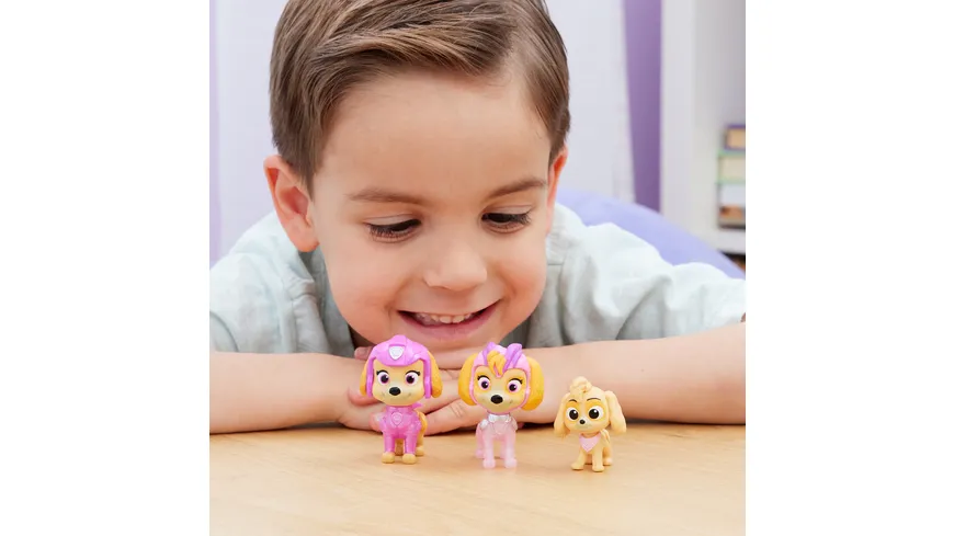 Spin Master PAW Patrol: Der Mighty Kinofilm, 3-teiliges Spielfiguren-Geschenkset