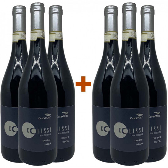 3+3 Paket Eclissi Taurasi DOCG trocken Bio - Case d’Alto