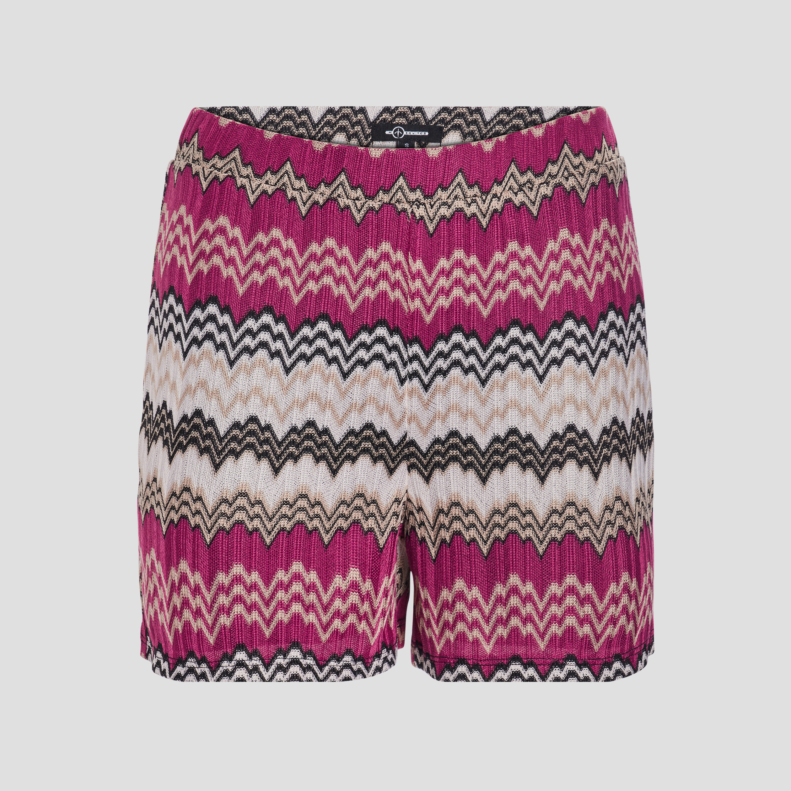 Short droit taille élastiquée violet femme | La Halle