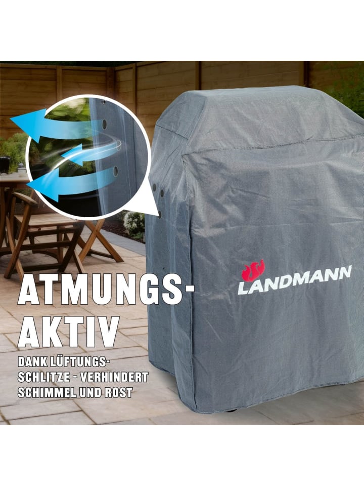 Landmann Wetterschutzhaube Premium - 55 x 117 x 90 cm - grau günstig kaufen onesize