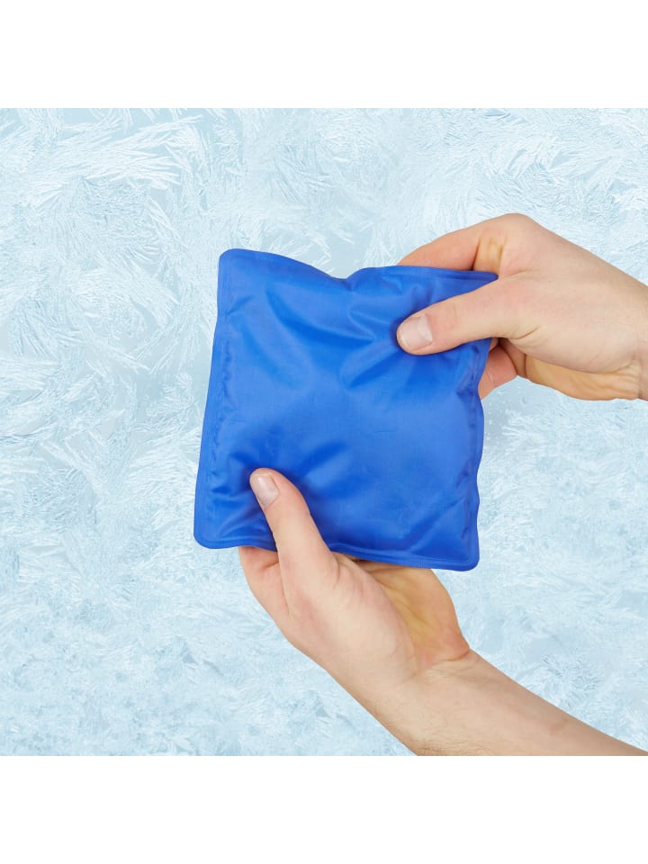 relaxdays Kühlpad Fuß in Schwarz günstig kaufen onesize