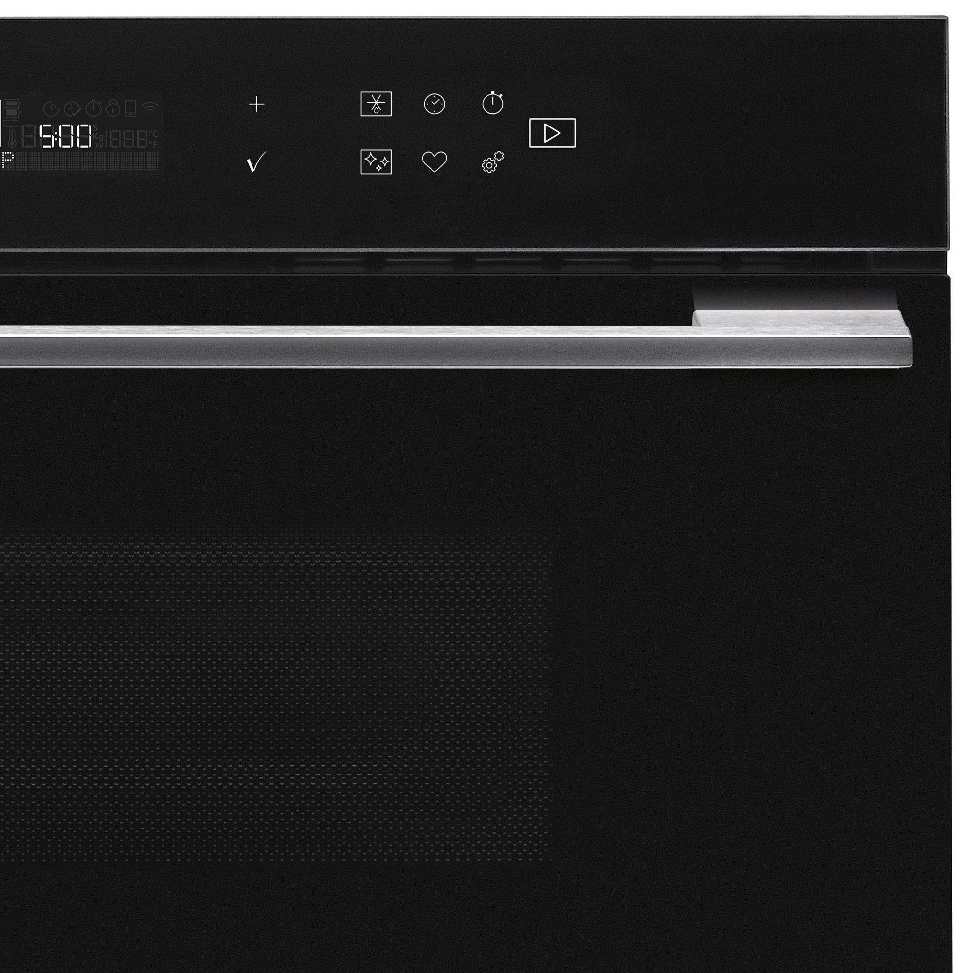 Whirlpool Einbau-Mikrowelle W7 MD440 NB, Mikrowelle, Quarz-Grill, Jet-Defrost, 31,00 l, Crisp-Funktion, AutoClean-Programm, Grill 800 Watt, Dampfgarfunktion