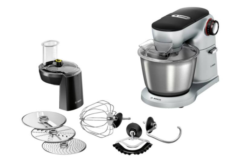 Bosch Küchenmaschine MUM9D33S11 1300 W Edelstahlschale, Gehäusemetall Schwarz, Silber