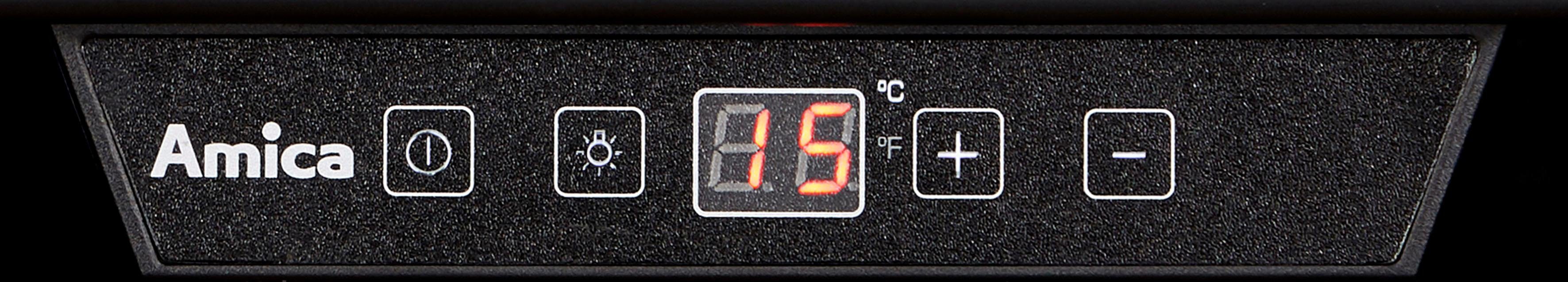 Amica Einbauweinkühlschrank WK 341 200 S, für 24 Standardflaschen á 0,75l,LED-Beleuchtung