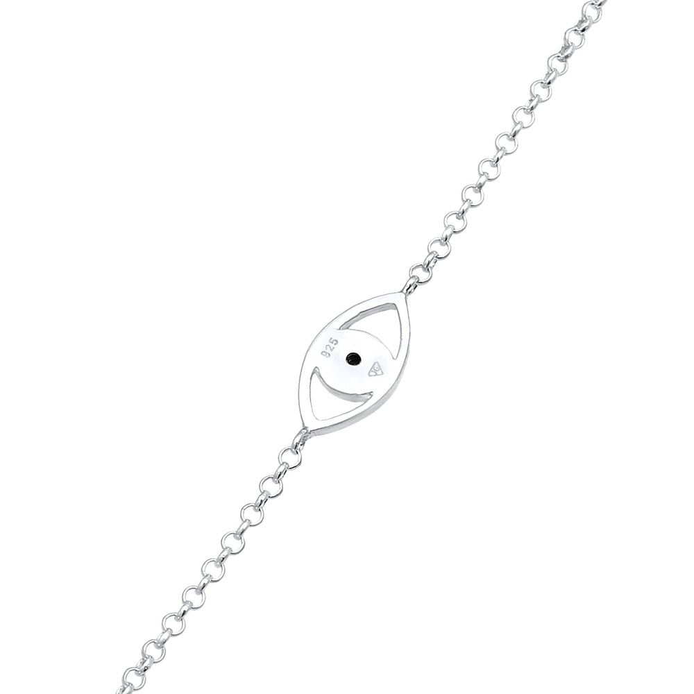 Elli Elli Bracelet Femmes pendentif Evil Eye Basic avec cristaux en argent sterling 92 Bracelet