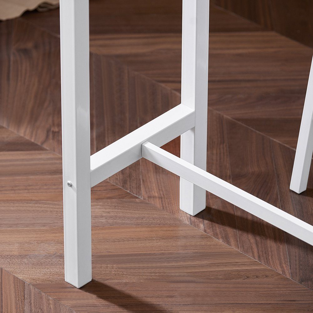SoBuy Bartisch OGT22, 5-teilig Bartisch mit Stühlen Esstisch im Industrie-Design