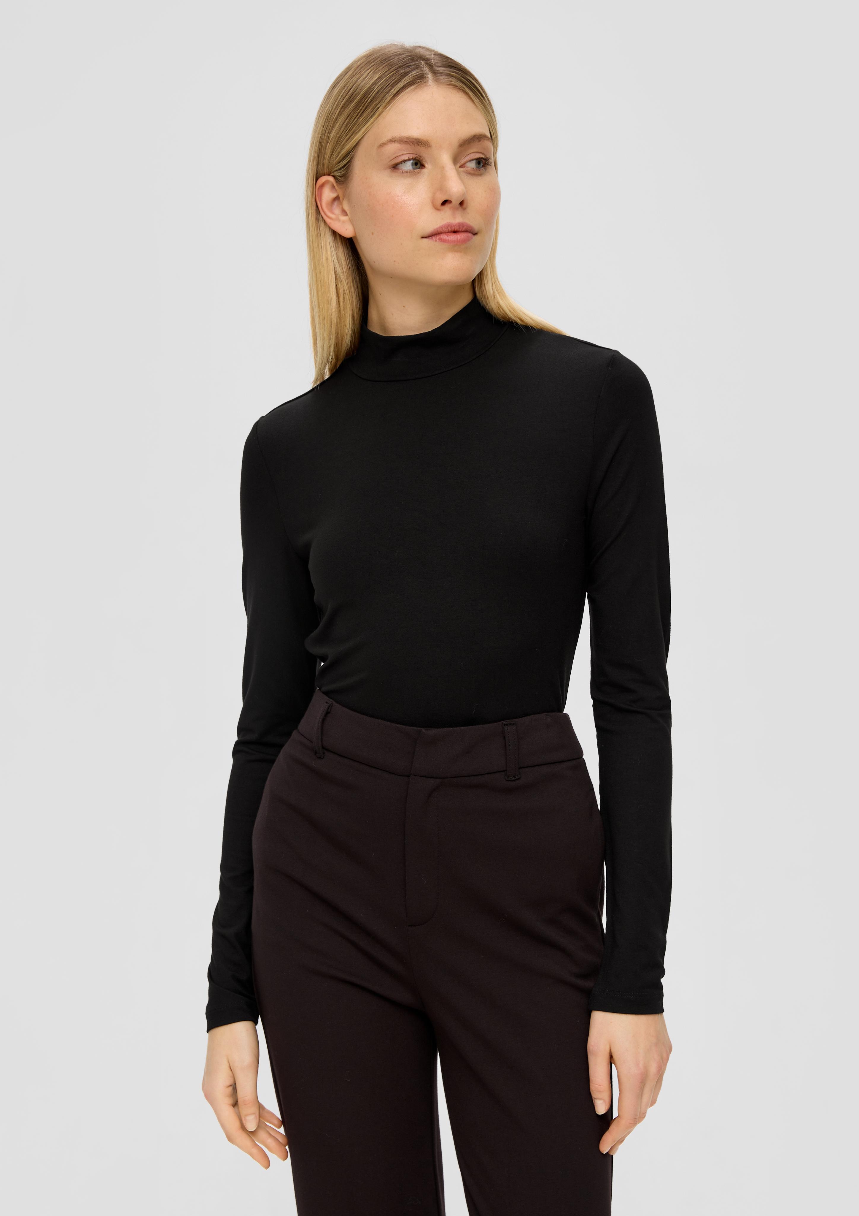 Longsleeve aus Viskosestretch  2139816-9999
