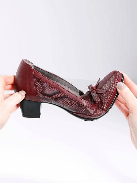 Pumps aus superflexiblem Leder