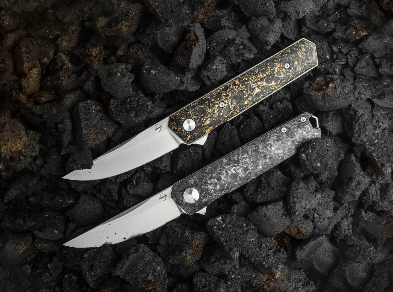 Kwaiken Compact Flipper Marble Carbon Copper