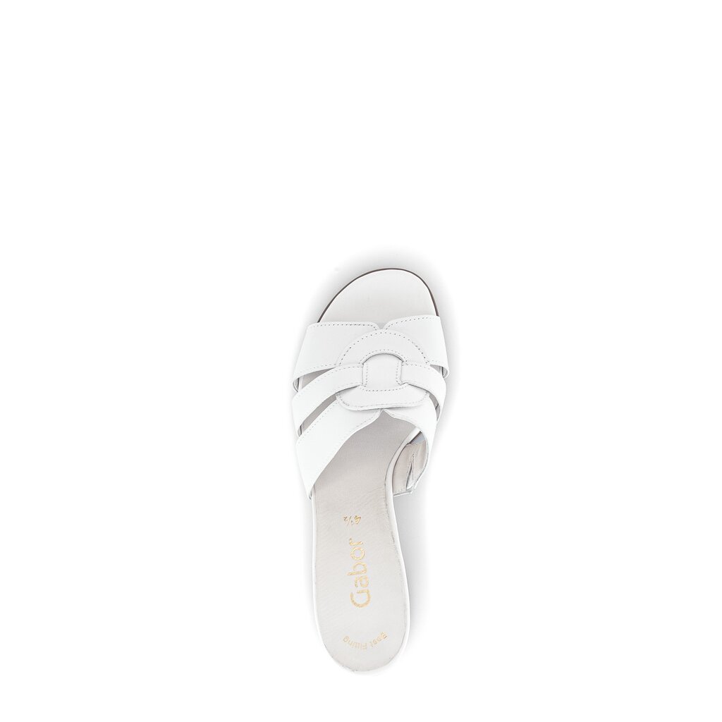 Gabor fashion Pantolette weiß