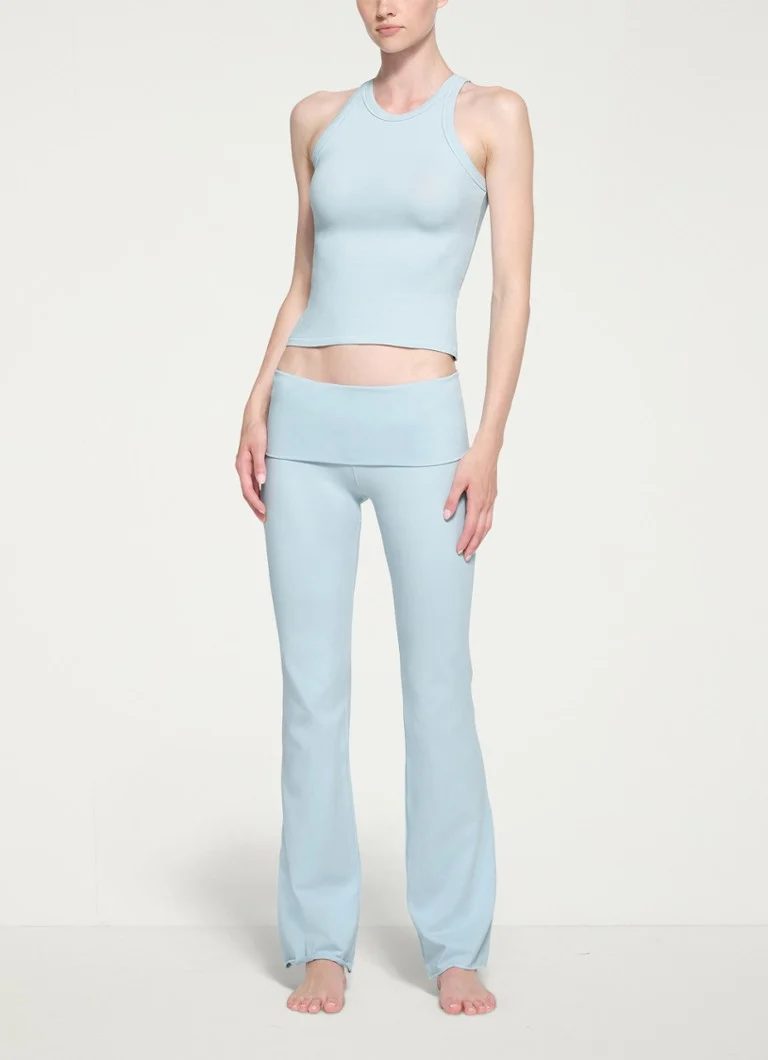 SKIMS  Cotton Jersey mid waist straight fit loungebroek