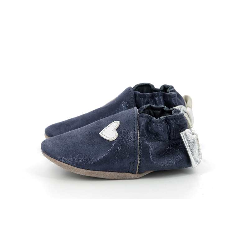 Chaussons cuir tannage vegetal Mini Love