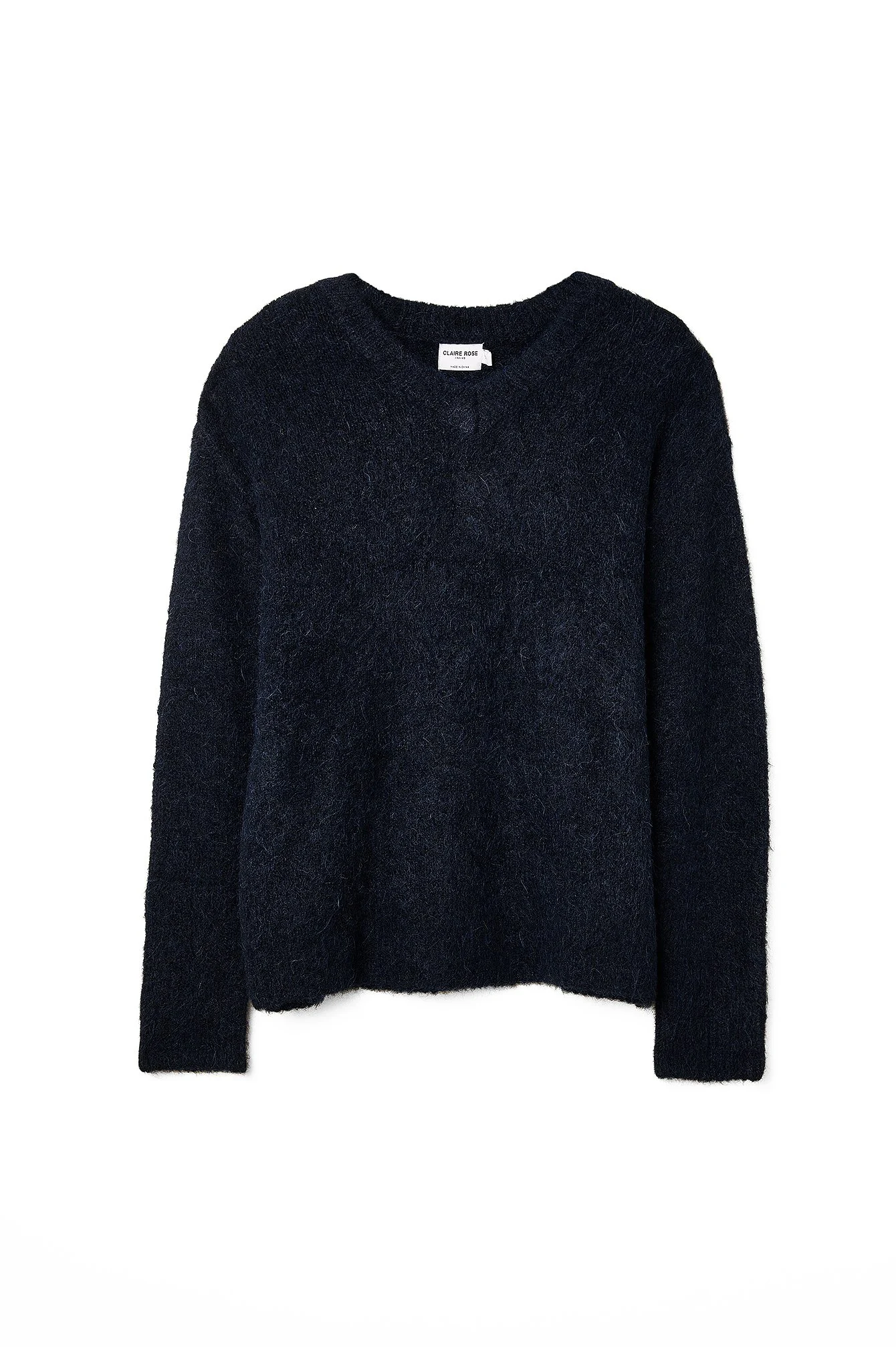 Pullover mit V-Ausschnitt aus Wollmischung