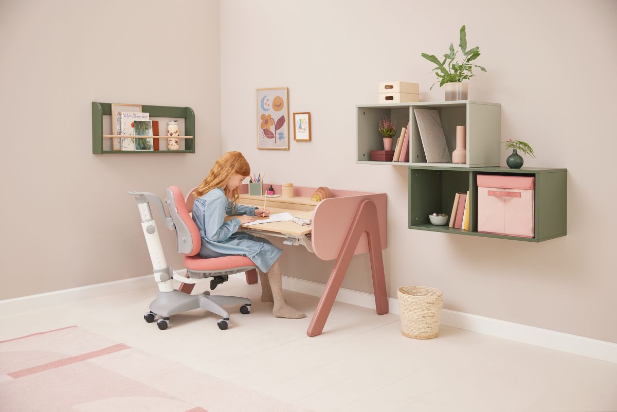 Flexa Kinder Schreibtischstuhl Verto Rosa