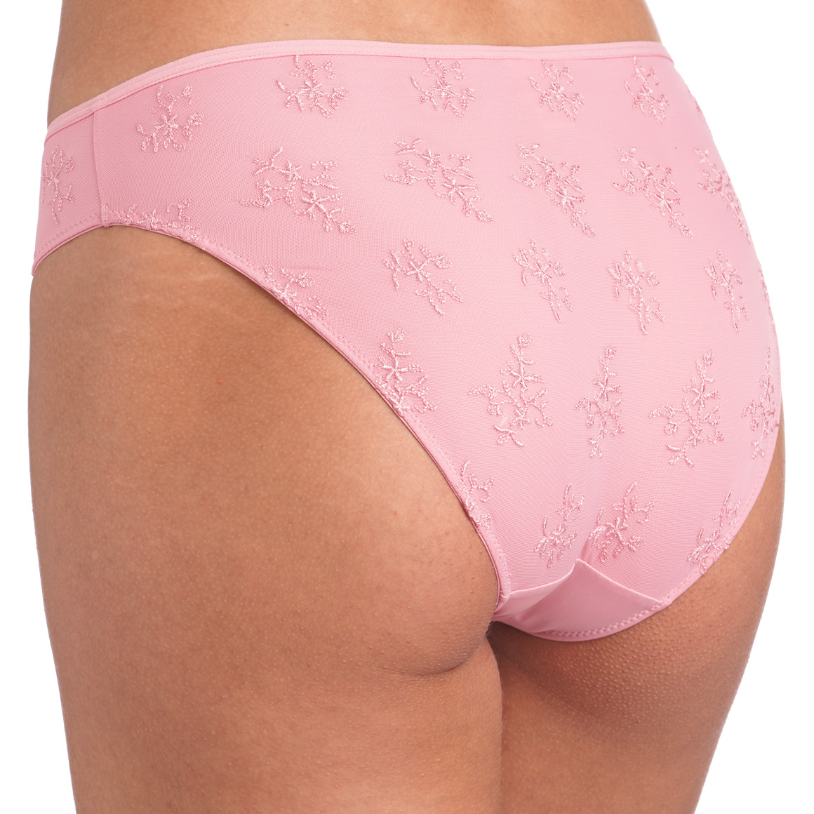 Damen Slip mit floraler Stickerei