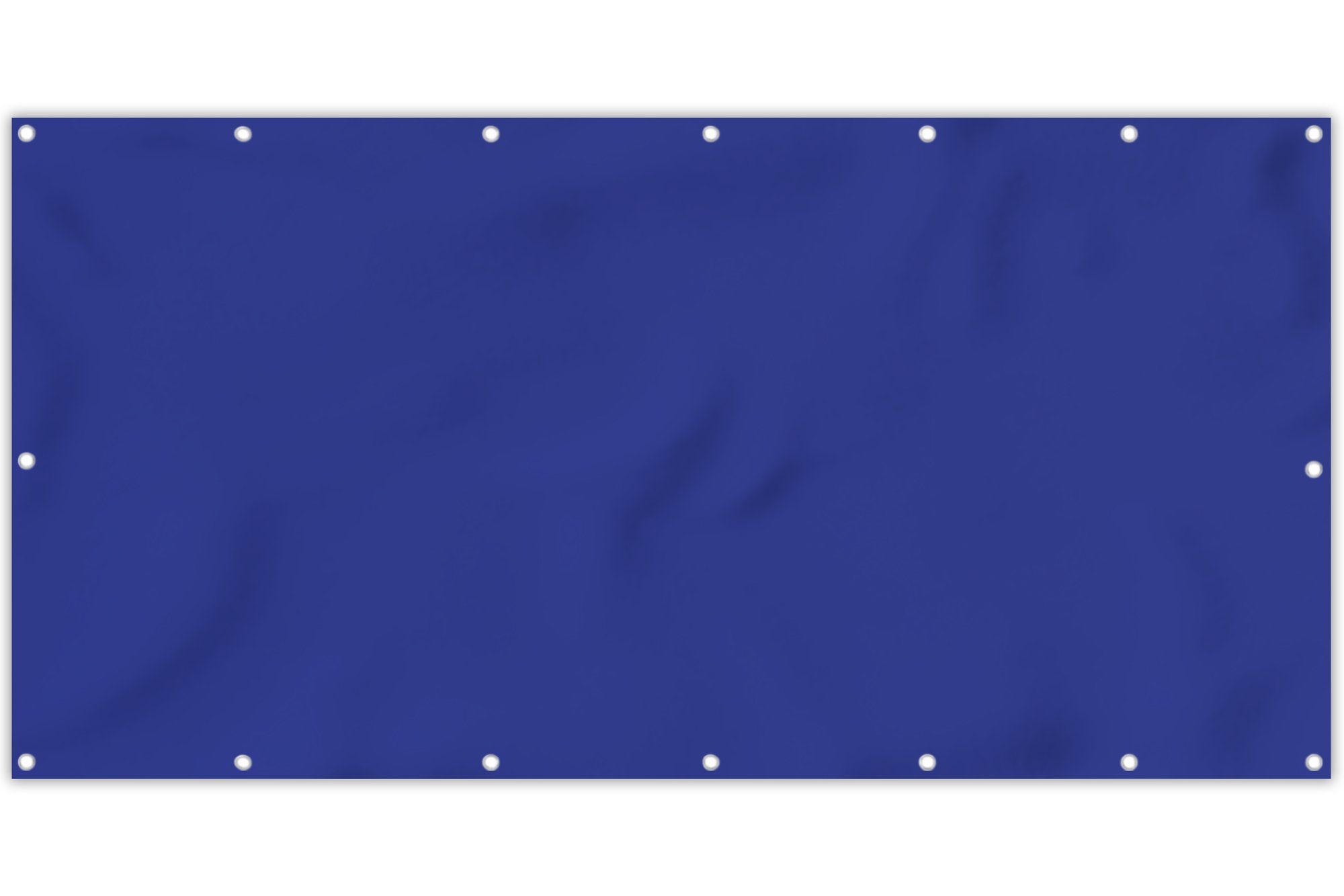 MuchoWow Balkonsichtschutz Blau - Einfarbig - Dunkelblau (1-St) Balkonbanner, Sichtschutz für den Balkon, Robustes und wetterfest