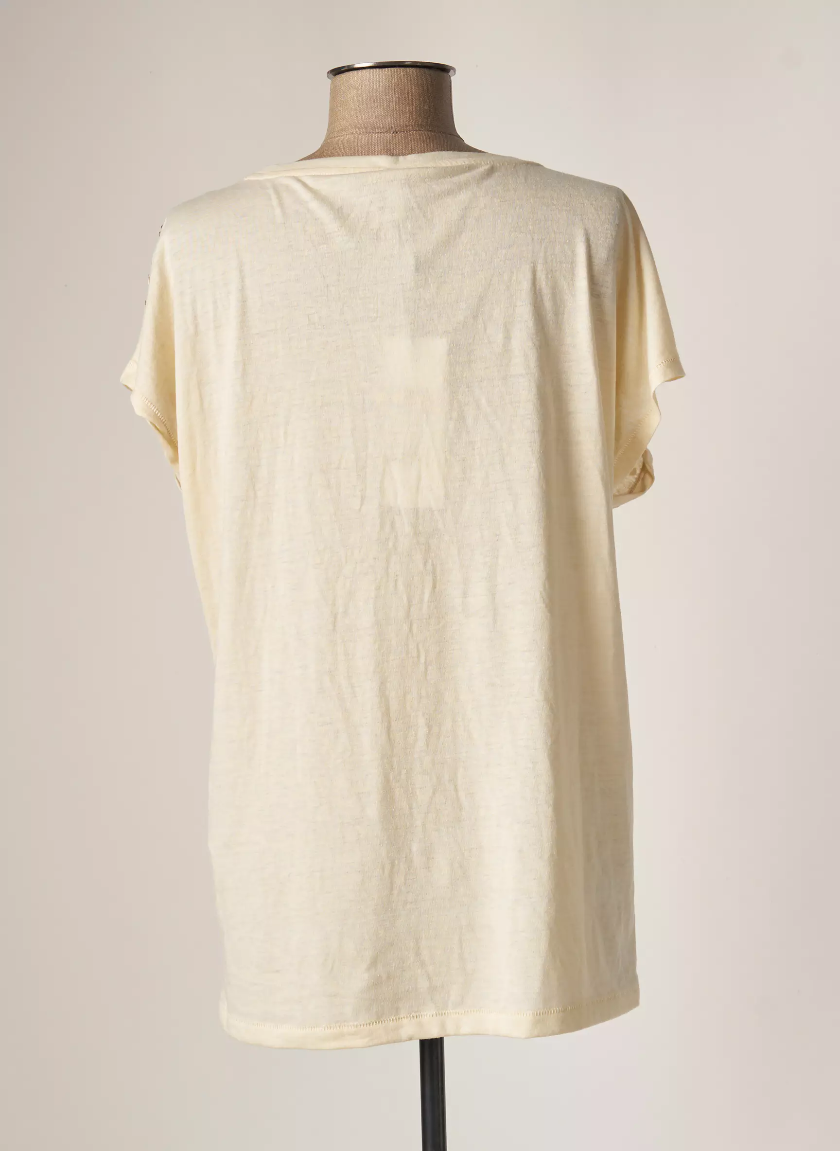 Only Tshirts Femme couleur beige