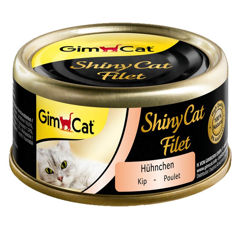 24 x 70 g GimCat ShinyCat Filet zu Discountpreisen % bei bitiba.de