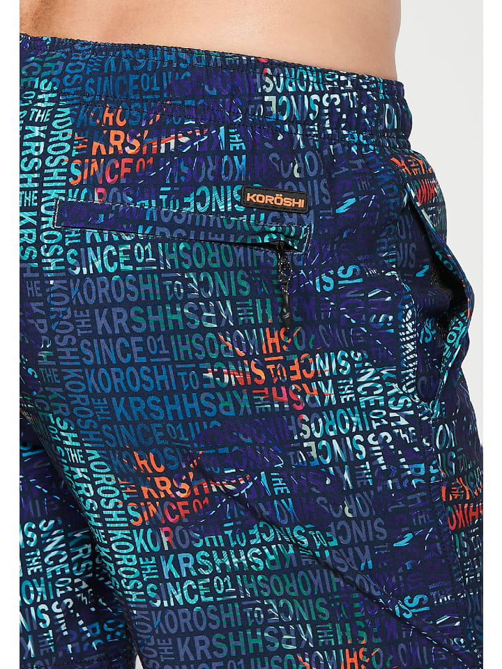KOROSHI Badeanzug in blau günstig kaufen