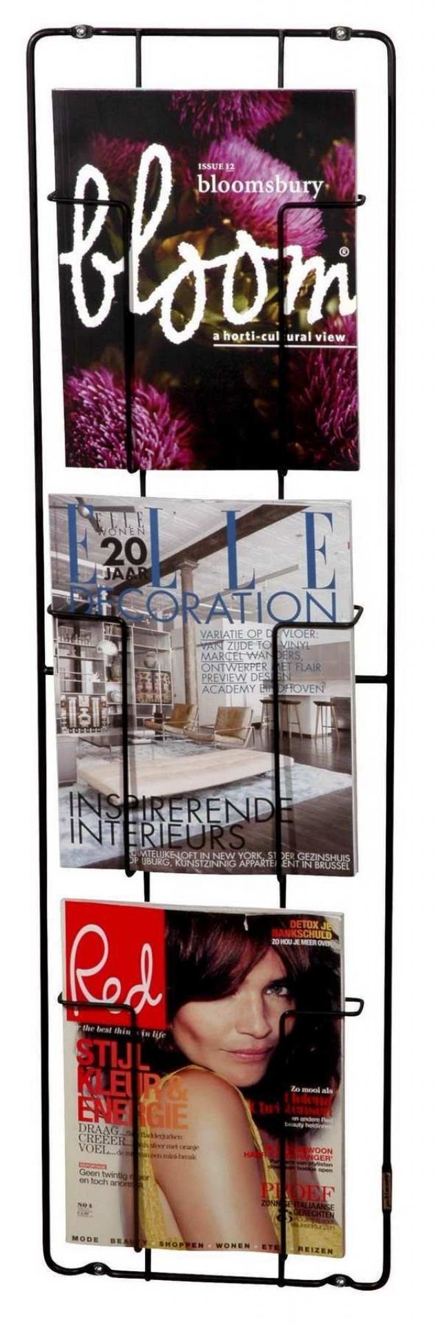 Capventure Zeitungsständer Cabanaz - Prospekthalter Magazinhalter Zeitungsständer 3 Fächer