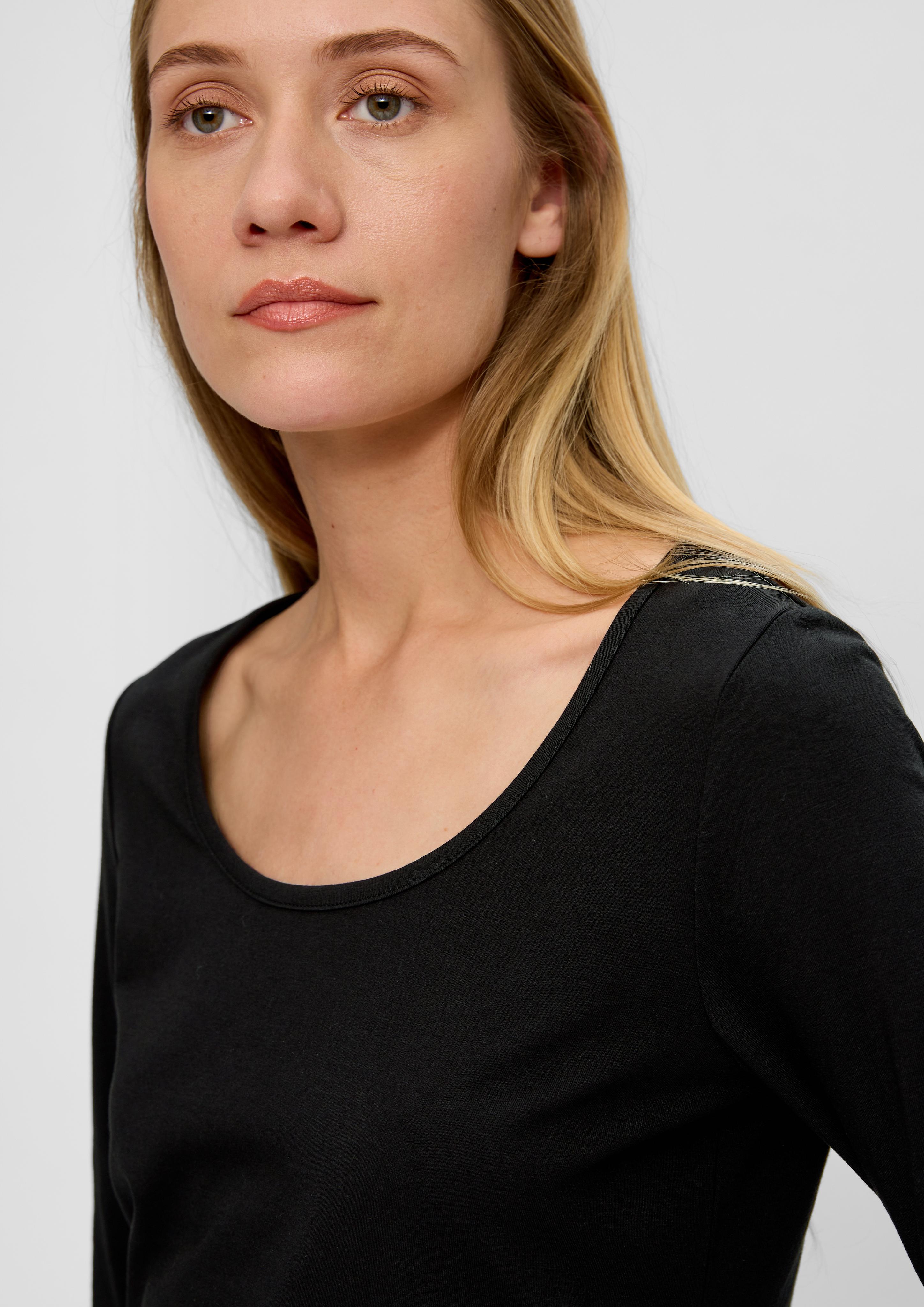 Longsleeve aus Baumwollstretch  2135961-9999