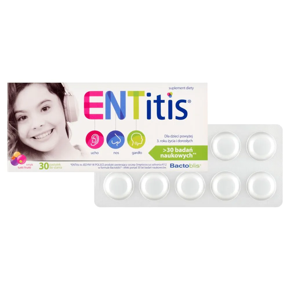 Entitis sugetabletter Tutti Frutti smag