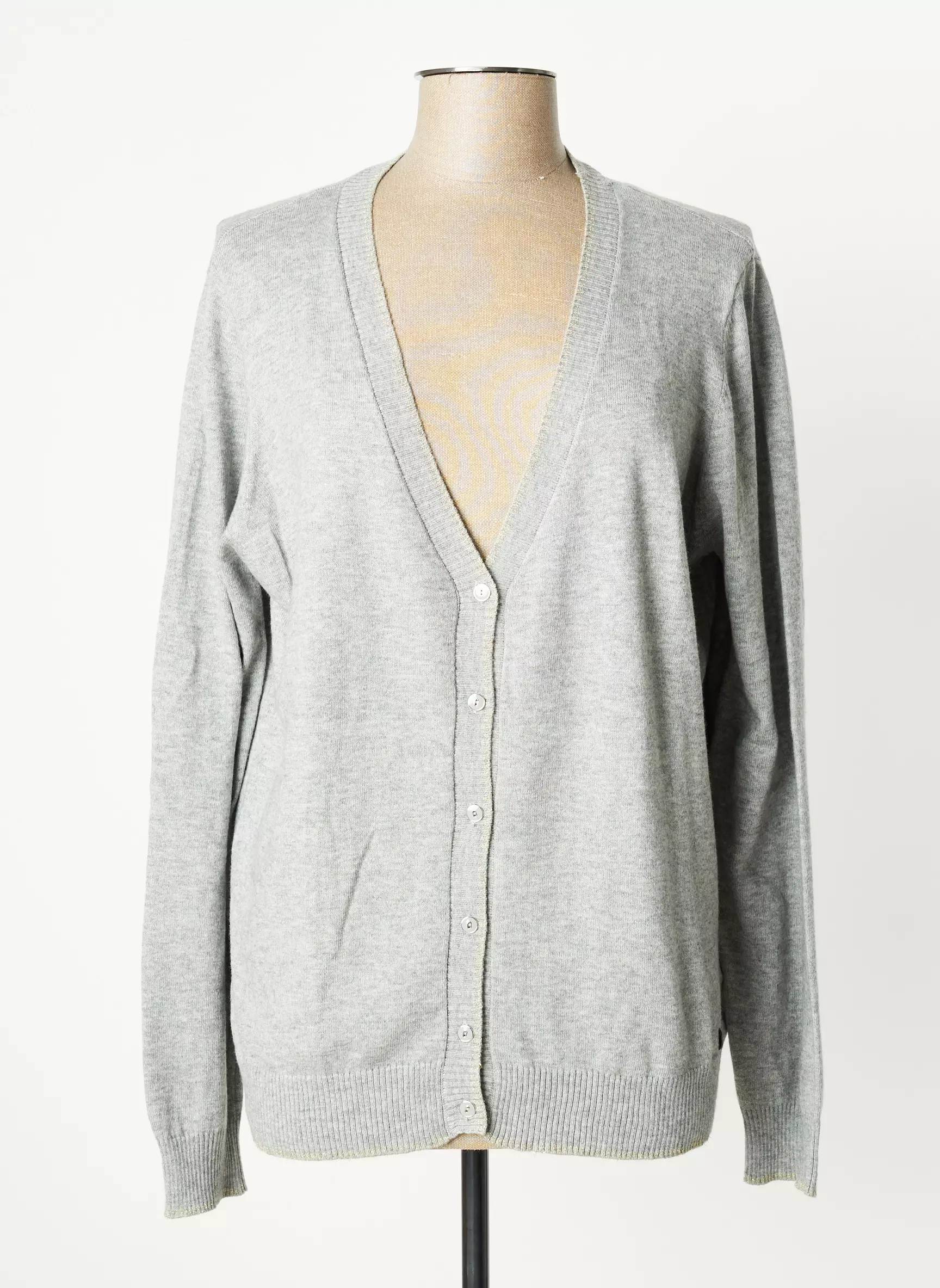 C Est Beau La Vie Cardigans Femme couleur gris