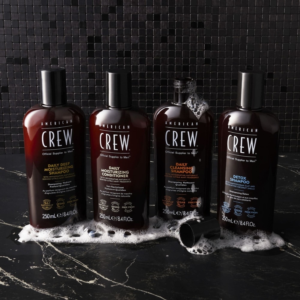 american crew Shampooing Nettoyant Quotidien, CheveuxNormaux à Gras Shampoing