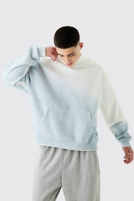 Oversize Hoodie mit Farbverlauf