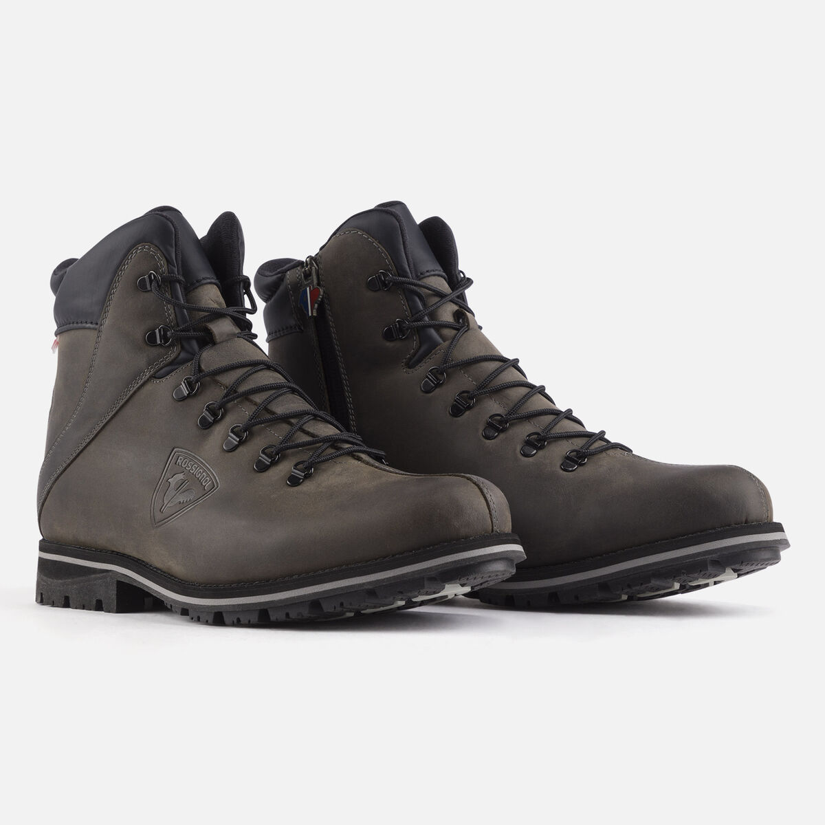 1907 Chamonix Grey Wax Herrenstiefel