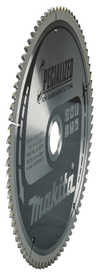 Makita B-33277 HM fűrészlap, alumínium, 235 x 30 x 80T tartozékok