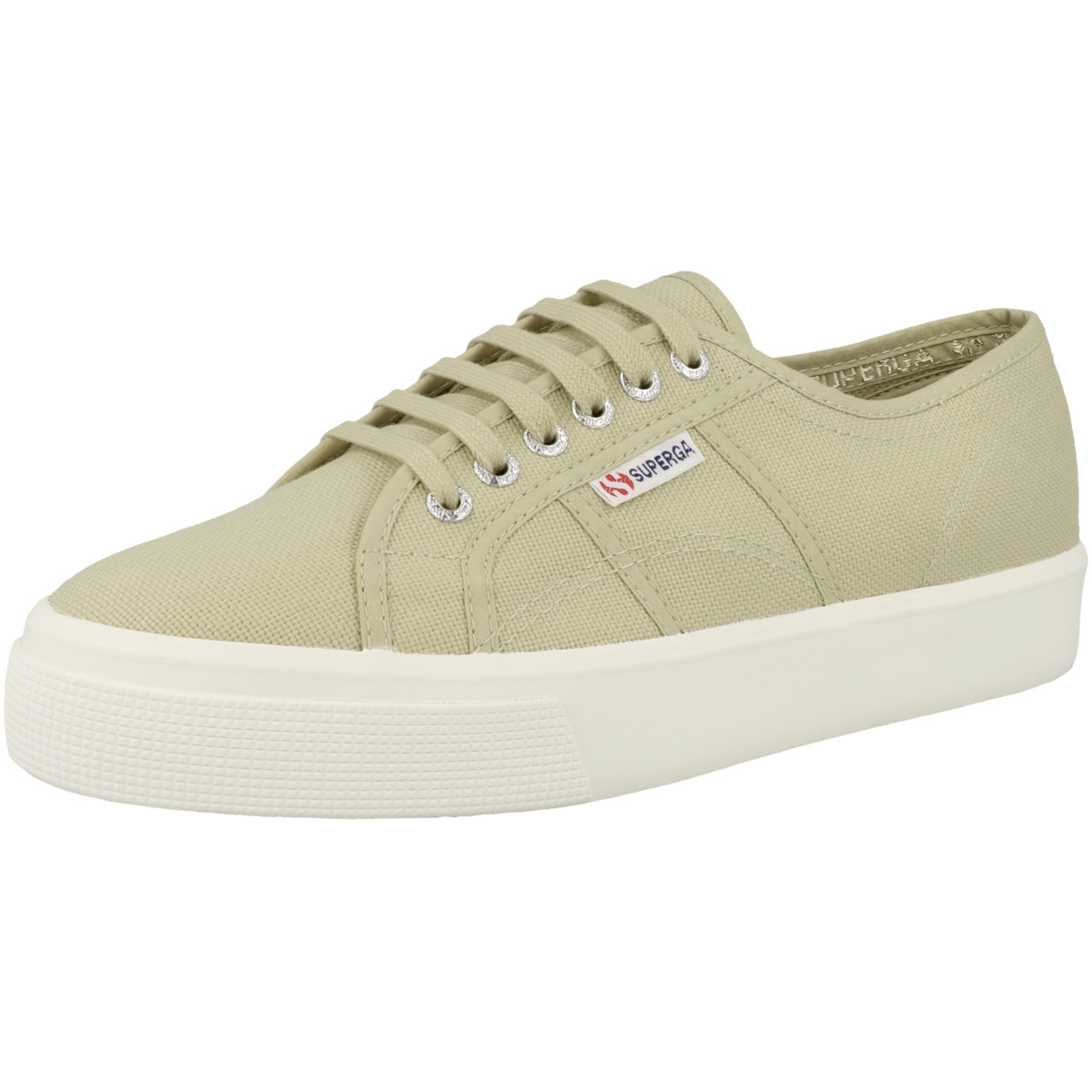Superga 2730 Cotu Mid Platform Sneaker Low gruen