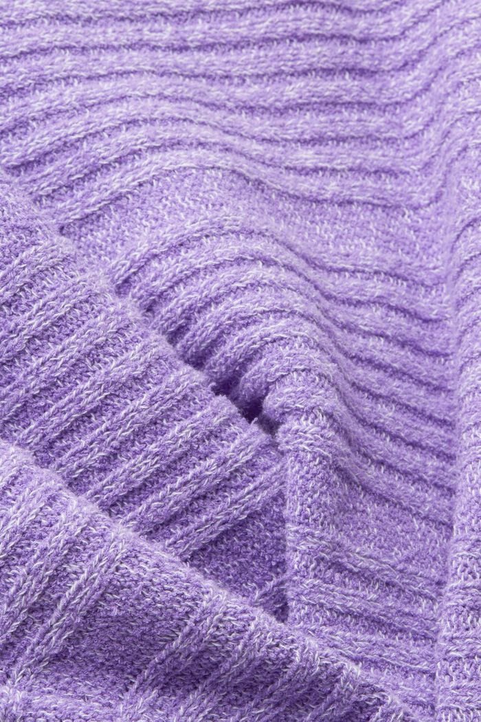Kurzarm-Pullover aus Strukturstrick