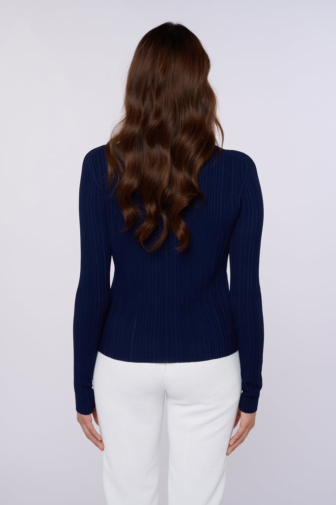 Gilet Bianca col V