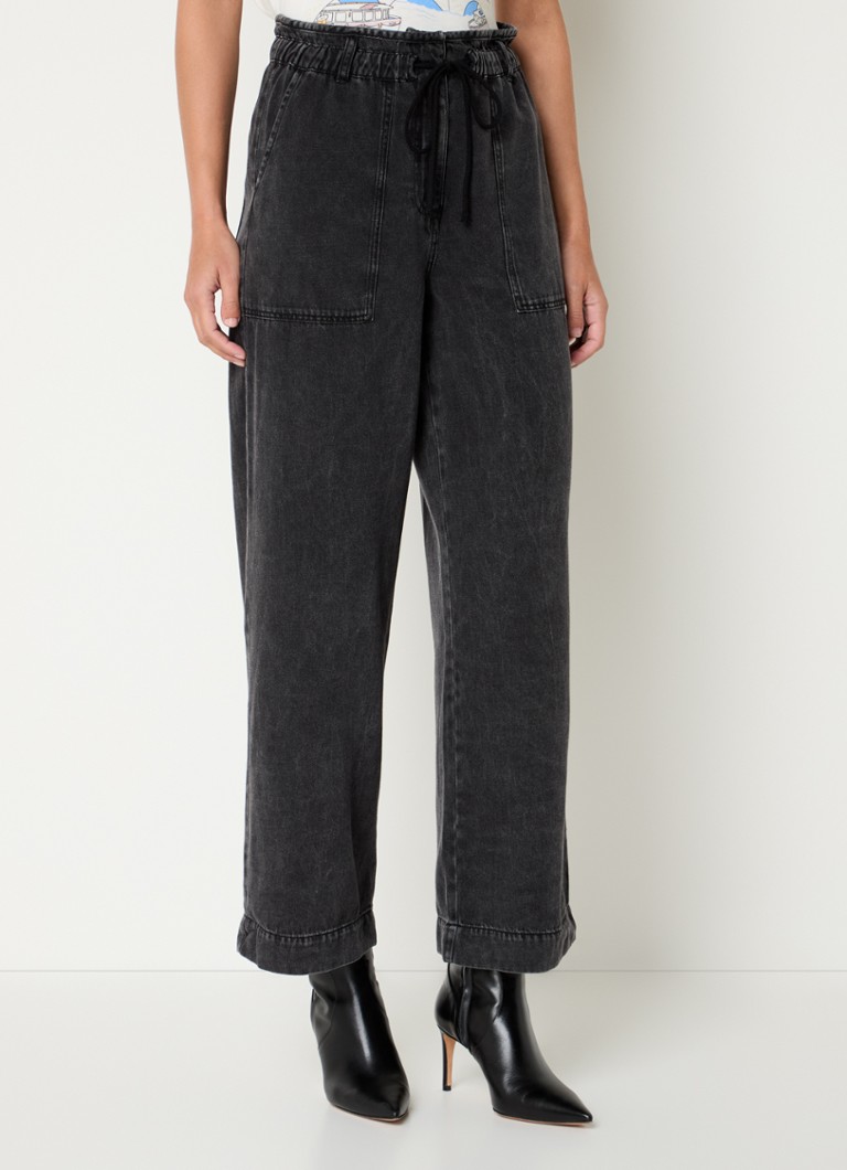 Rails Ryan High-Waist-Jeans mit lockerer Passform aus Lyocell-Mischgewebe und Kordelzug